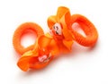 Orange rubber bands Royalty Free Stock Photo