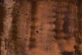 Orange rust corrosion sheet metal. Old textured piece of iron for background.