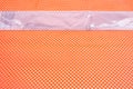 Orange Safety Mesh with Reflective Tape Royalty Free Stock Photo