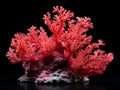 Orange salmon colored coral