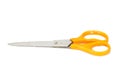 orange scissors. dirty. isolated no white background Royalty Free Stock Photo