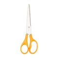 orange scissors. dirty. isolated no white background Royalty Free Stock Photo