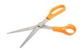 Orange scissors isolated Royalty Free Stock Photo