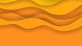 Orange sea weave pattern design Royalty Free Stock Photo