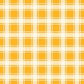 Orange seamless background, gingham pattern Royalty Free Stock Photo