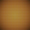 Orange Seamless Circle Perforated Grill Texture