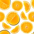 Orange seamless pattern