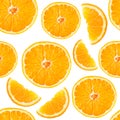 Orange seamless pattern