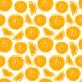 Orange seamless pattern