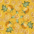 ORANGE SEAMLESS PATTERN REPEAT TILE Royalty Free Stock Photo