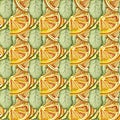 ORANGE SEAMLESS PATTERN REPEAT TILE Royalty Free Stock Photo
