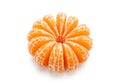 Orange segments arranged in a circular pattern, resembling a flower shape. Each Royalty Free Stock Photo