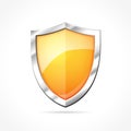 Orange shield icon