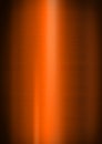 Orange shiny brushed metal. Vertical background texture