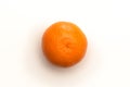 Orange shot from above Royalty Free Stock Photo
