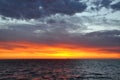 Orange Skies over the Indian Ocean, Western Australia