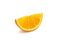 Orange slice isolated