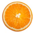 Orange slice white background clipping path Royalty Free Stock Photo