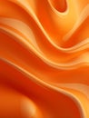 Orange Slime Creative Abstract Wavy Texture.