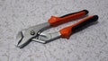 Orange slip joint pliers