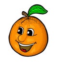 Orange with smile