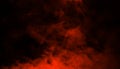 Orange smoke stage studio. Abstract fog texture background for graphic and web