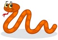 A orange snake