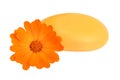 Orange soap Royalty Free Stock Photo