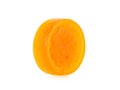 Orange soap isolated on white background Royalty Free Stock Photo