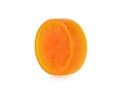 Orange soap isolated on white background Royalty Free Stock Photo