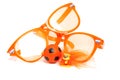 Orange soccer accessory