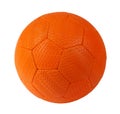 Orange soccer ball