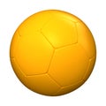 Orange soccer ball