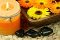 Orange spa Royalty Free Stock Photo