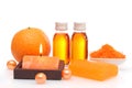 Orange spa Royalty Free Stock Photo
