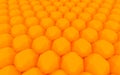 Orange sphere array