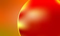 Orange sphere background with bright gradient and blur effects Royalty Free Stock Photo