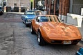 Orange sportscar Downers Grove Car Show - Friday Night Lights