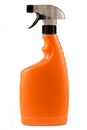 Orange spray bottle Royalty Free Stock Photo