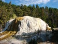 Orange Spring Mound at Mammoth Hot Springs Royalty Free Stock Photo