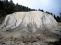 Orange Spring Mound (Yellowstone, USA) Royalty Free Stock Photo