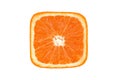 Orange square slince