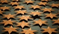 Orange stars background Royalty Free Stock Photo