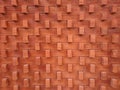 Orange stone brick wall