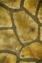 Orange stone wall background. Rock floor, texture Royalty Free Stock Photo