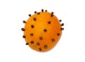 Orange studded cloves