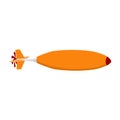 Orange submarine Royalty Free Stock Photo