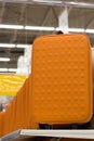 Orange suitcases Royalty Free Stock Photo