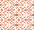 Orange summer seamless pattern. Hand drawn waterco