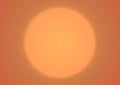 Orange sun wallpaper design for background Royalty Free Stock Photo